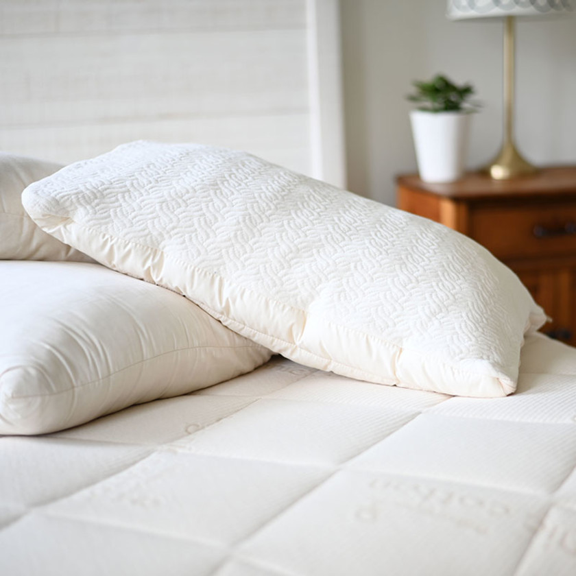 Organic Adjustable Latex Pillow - Medium, Queen,Natural