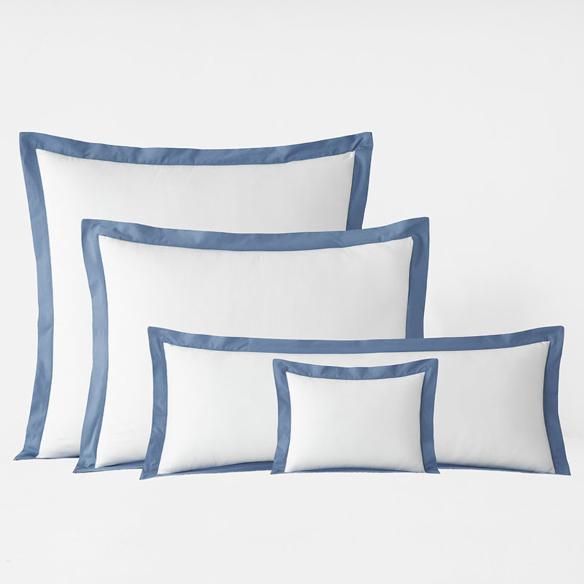 Solid Border Classic Cool Cotton Percale Sham