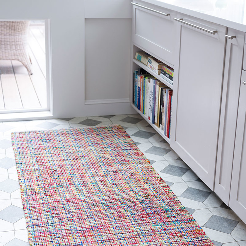 Vista Chindhi Handwoven Cotton Rug,Multi