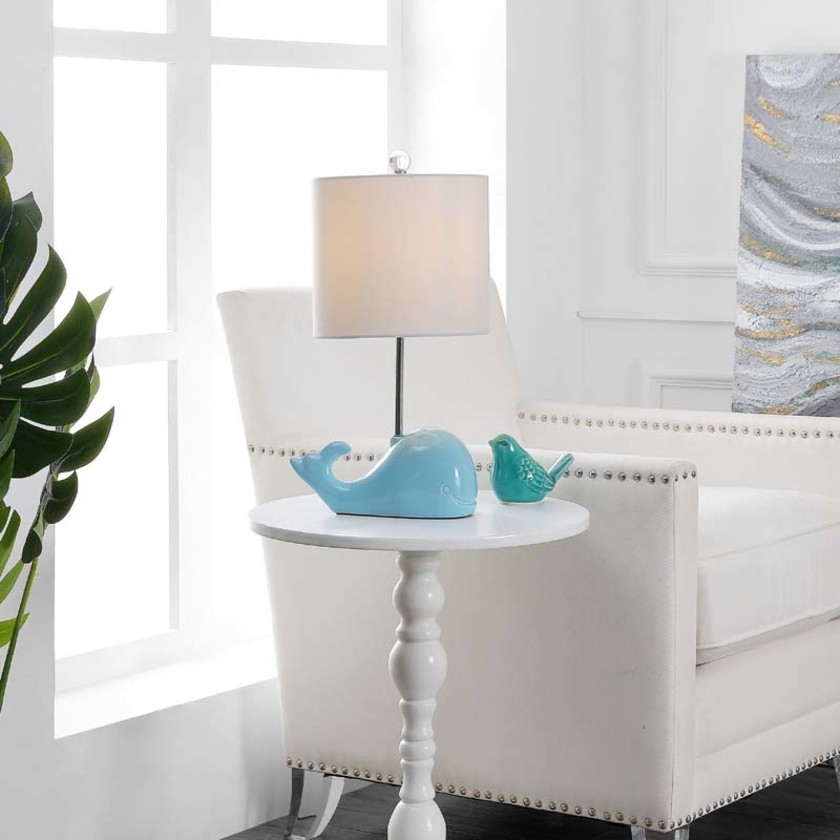Ceramic Animal Table Lamp - Blue, Whale,Blue Whale